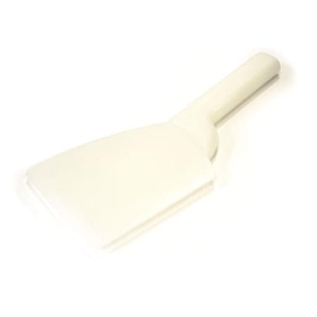 Commercial 4 in White Plastic Dough Scraper 75279